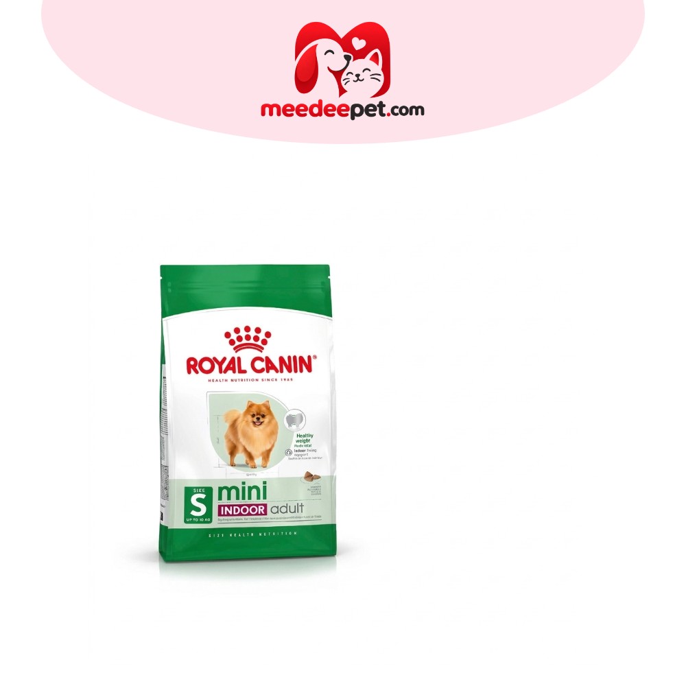 Royal Canin Mini Indoor Adult 3kg อาหารเม็ดสุนัขโต พันธุ์เล็ก เลี้ยงในบ้าน อายุ 10 เดือน-8 ปี(Dry Dog Food, โรยัล คานิน)