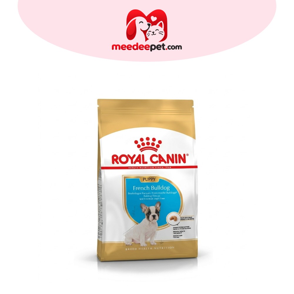 Royal Canin French Bulldog Puppy10kg อาหารเม็ดลูกสุนัข พันธุ์เฟรนช บูลด็อก อายุต่ำกว่า12เดือน(Dry Dog Food, โรยัล คานิน)