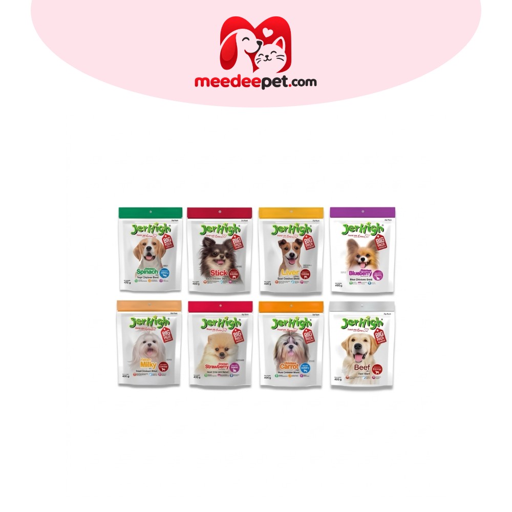 เจอร์ไฮ สติ๊ก ขนมแท่งนิ่มสุนัข  225-400 g