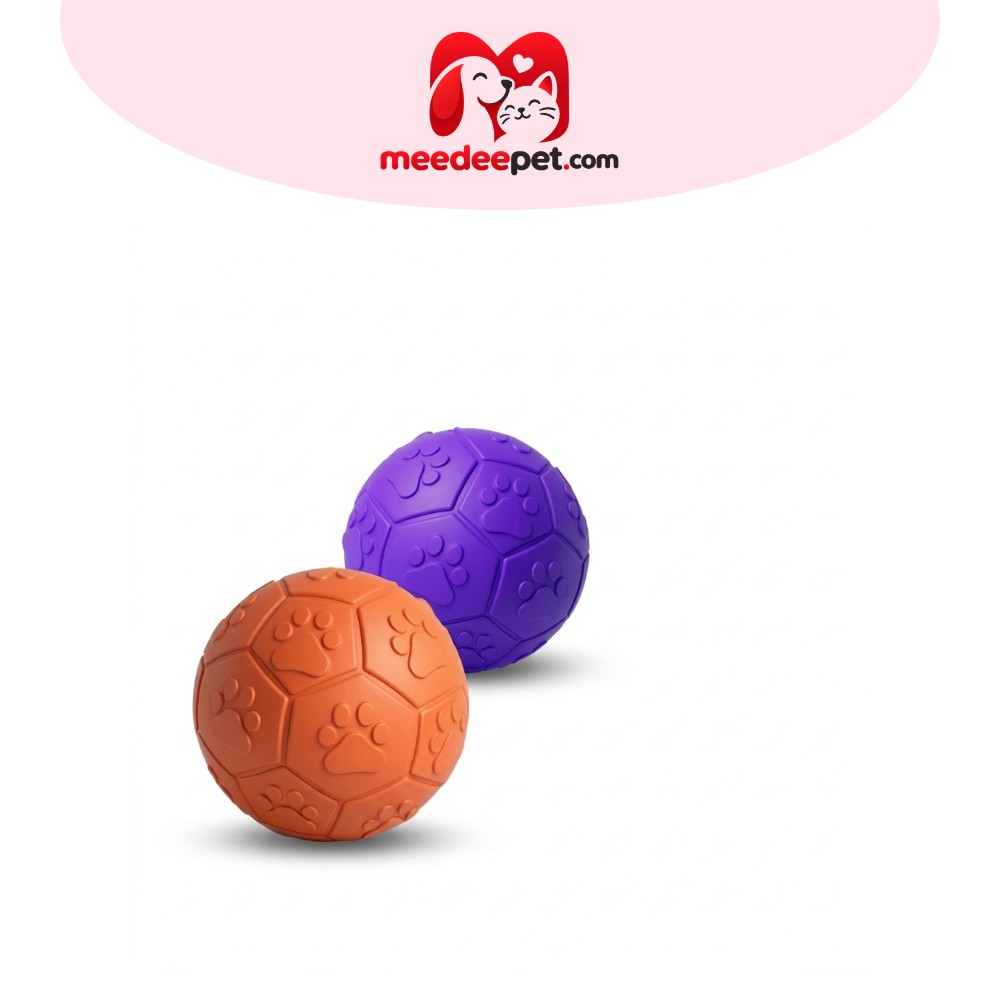 MOMOVIDA ของเล่นสุนัข ลูกบอลสุนัข  ของเล่นขัดฟันสุนัข ลูกบอลยางสำหรับหมา ของเล่นมีเสียง ทนต่อการกัดแทะ รุ่น DT-15/DT-15L
